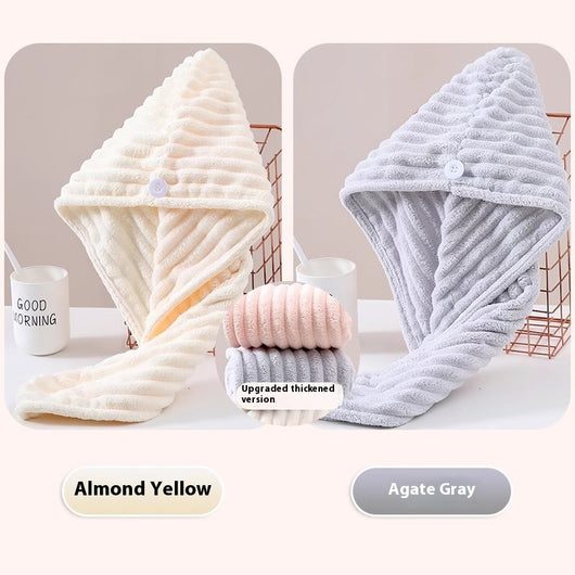 Toalla Turbante Absorbente Candy Velvet para Secar Cabello - Image 12