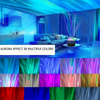 Lámpara Proyector de Aurora Boreal y Galaxia en Espiral - Image 15