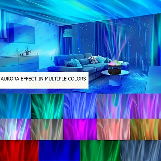 Lámpara Proyector de Aurora Boreal y Galaxia en Espiral - Image 15
