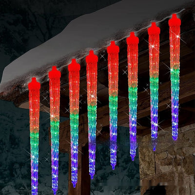 Lámpara Solar Navideña con Luces LED en Forma de Cono de Hielo - Image 8