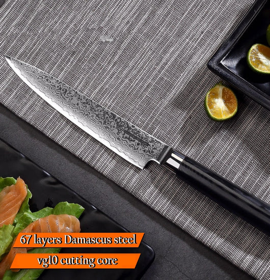 Cuchillo de Cocina Damasco Profesional de Acero de Alta Precisión - Image 14