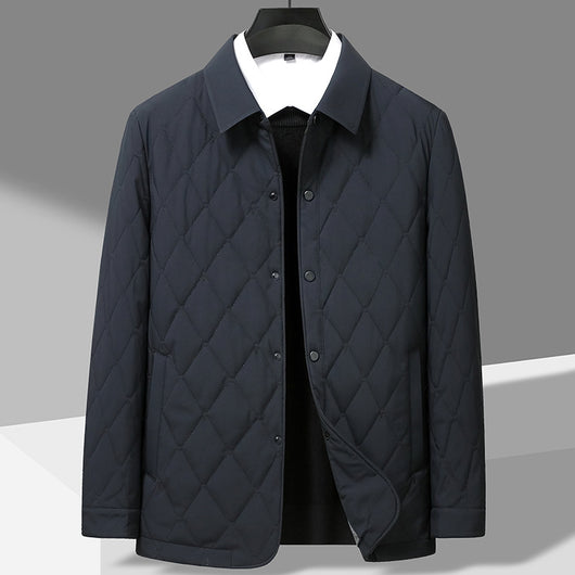 Abrigo Acolchado de Algodón para Hombre - Otoño Invierno - Image 4