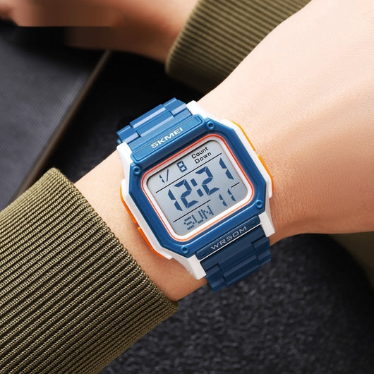 Reloj Electrónico Multifuncional de Resina para Hombre - Image 4