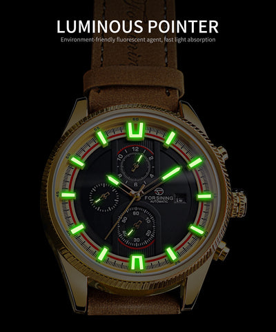 Reloj Automático Deportivo para Hombre con Correa de Cuero - Image 13