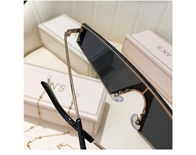 Gafas de Sol Triangulares Trendy para Hombre y Mujer - Estilo Hip Hop - Image 11