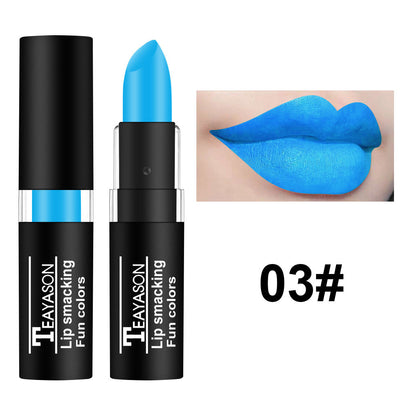 Labial Oscuro Nude Blanco Vampiro - Maquillaje Halloween Retro Creativo - Image 7