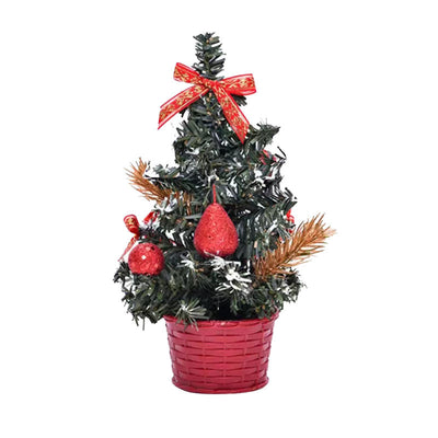 Árbol Navideño Miniatura PVC con Luces LED para Escritorio - Image 7