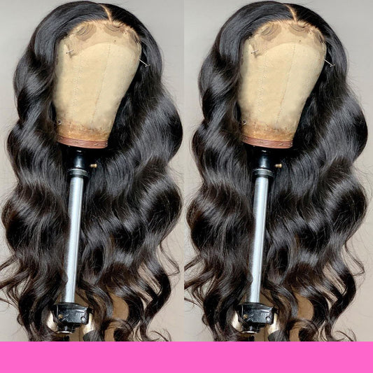 Pelucas Cabello Humano Ondulado con Frente de Encaje - Image 2