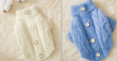 Cardigan Tejido a Rayas para Perros - Suéter Cómodo y Elegante - Image 5