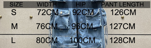 Pantalones Vaqueros Anchos para Mujer con Múltiples Bolsillos - Image 7