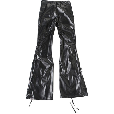 Pantalones de Cuero PU Ajustados con Detalles Calados y Cordones - Image 14