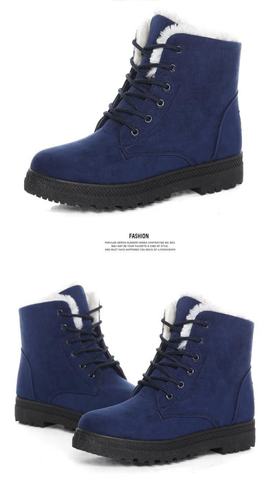 Botas de Invierno para Mujer con Forro Cálido de Felpa - Image 15