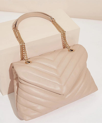 Bolso Bandolera con Cadena Metálica y Bordado para Mujer - Image 12