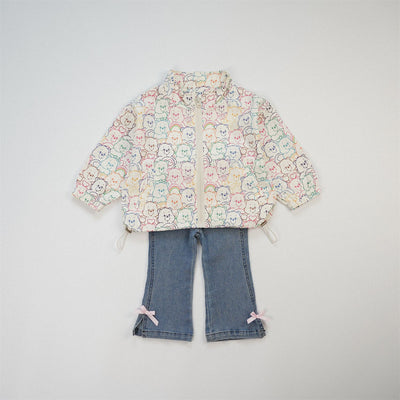 Pantalones Jeans Bota Campana Elásticos para Niña - Image 4