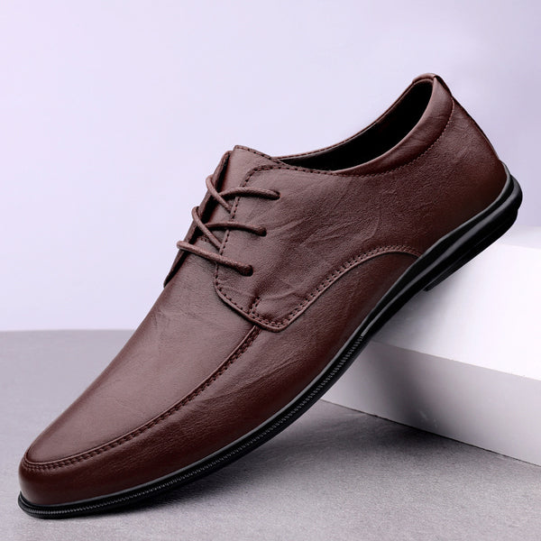 Zapatos Casuales de Cuero para Hombre con Suela Suave