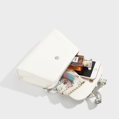 Bolsa Cuadrada Portátil con Moño Diamante - Versátil y Elegante - Image 9