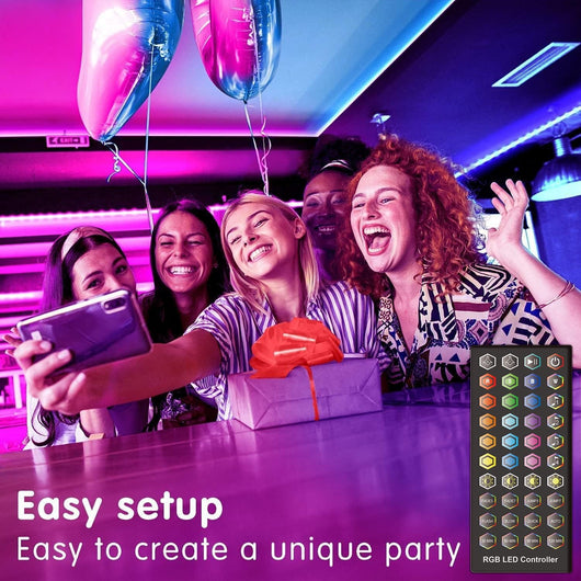 Tira de Luz LED Inteligente con Bluetooth para Ambiente - Image 3