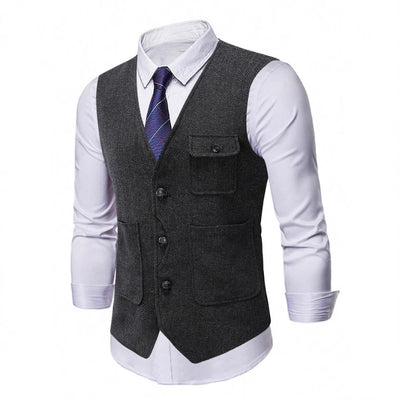 Chaleco Ejecutivo de Corte Clásico para Hombre - Image 2