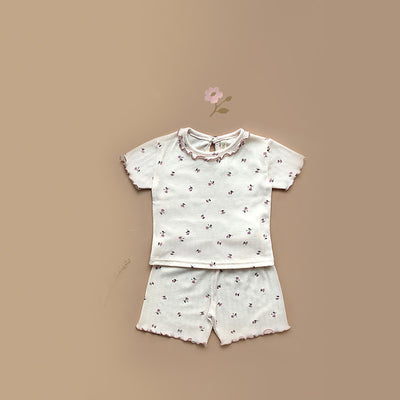 Conjunto de Dos Piezas Floral para Bebé en Algodón Suave - Image 9