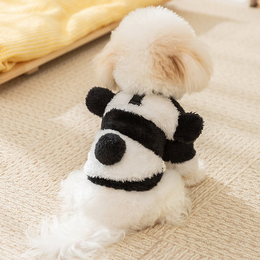 Abrigo Térmico para Perros Diseño Vaca Mullida con Patas