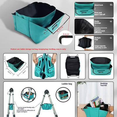Bolsa de Almacenamiento para Herramientas de Escalera Telescópica - Image 9