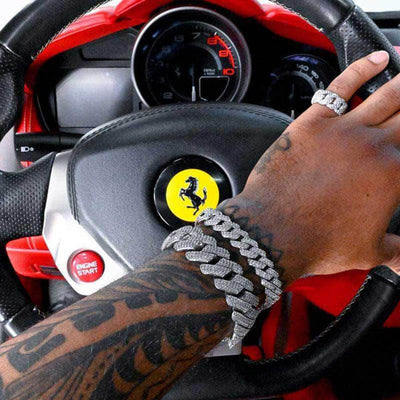 Pulsera Hip Hop para Hombre con Cifrado Zircón - Image 2