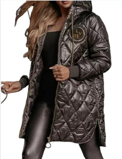 Chaqueta de Algodón Oversize con Cierre de Cremallera - Image 9