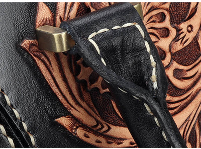 Bolso Tote Multicusos de Cuero con Punta de Concha para Mujer - Image 11