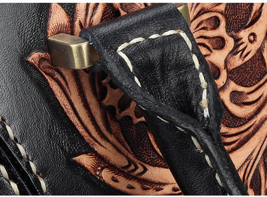 Bolso Tote Multicusos de Cuero con Punta de Concha para Mujer - Image 11