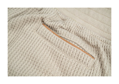 Pantalones Casuales Micro Acampanados con Textura Waffle - Image 18