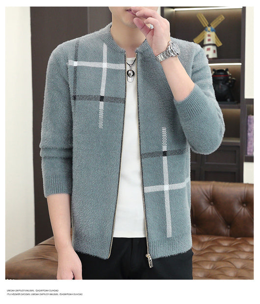 Chaqueta Casual de Terciopelo Mink - Confort de Suéter con Estilo - Image 24