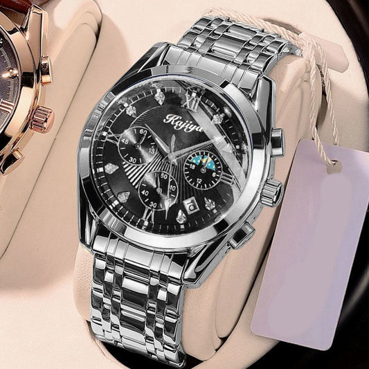 Reloj Automático para Hombre Acero Inoxidable Resistente al Agua Luminoso - Image 2