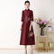 Vestido Cheongsam Elegante para Banquetes y Bodas