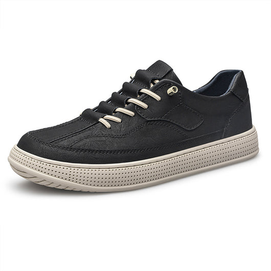 Zapatillas de Skate Casual Transpirables con Cuero Genuino - Image 4