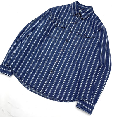 Camisa Denim Retro Japonesa de Algodón para Hombre - Image 5