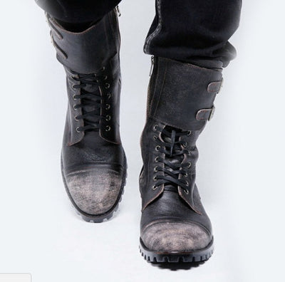 Botas de Hombre Otoño Invierno Estilo Europeo Americano