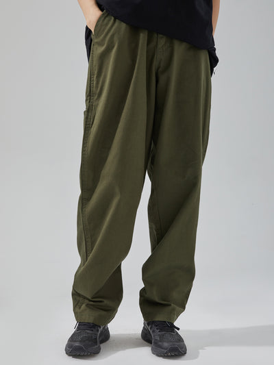 Pantalones Rectos Clásicos para Hombre con Cinturón Integrado - Image 4
