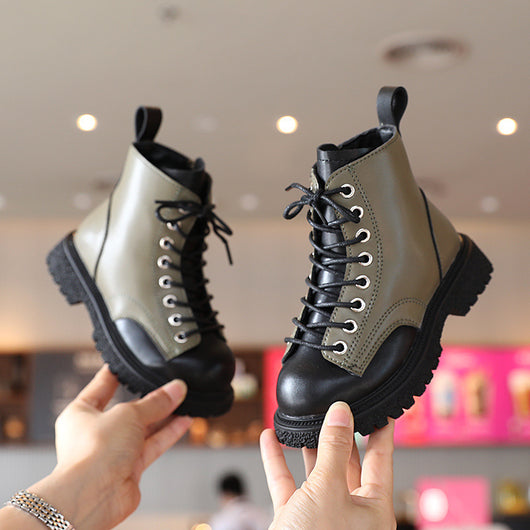 Botas Infantiles Estilo Británico Casual - Image 9