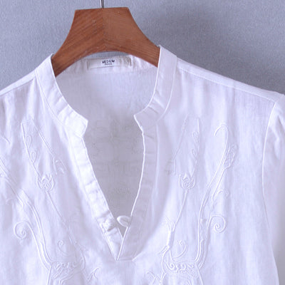 Camisa de Lino Bordada - Image 10