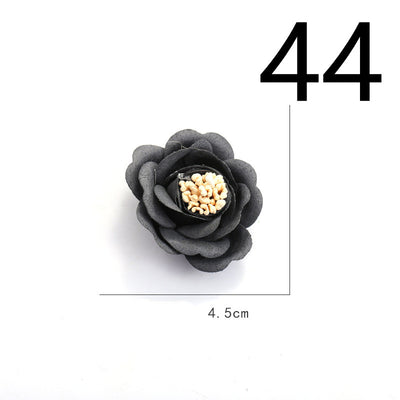 Diadema de Flores de Tela con Base Adhesiva para Hacer a Mano - Image 24
