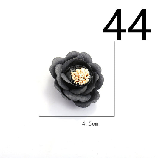 Diadema de Flores de Tela con Base Adhesiva para Hacer a Mano - Image 24
