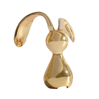 Adorno Decorativo Conejo Dorado de Lujo Moderno - Image 12