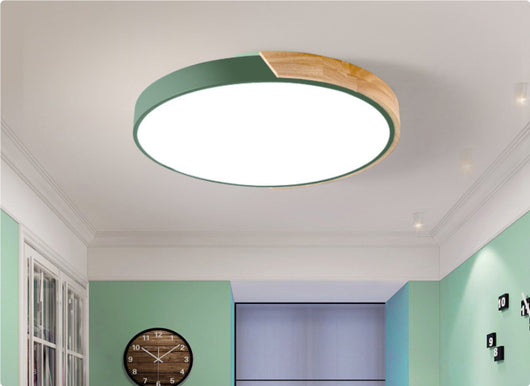 Lámpara de Techo LED Macaron Redonda para Dormitorio - Image 10