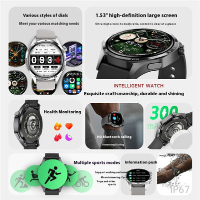 Reloj Inteligente WATCH5 PRO - Llamadas Bluetooth, Monitor Cardíaco y Presión Arterial - Image 20