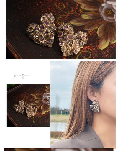 Aretes de Resina Camelia Hechos a Mano - Diseño Artesanal Exclusivo - Image 7