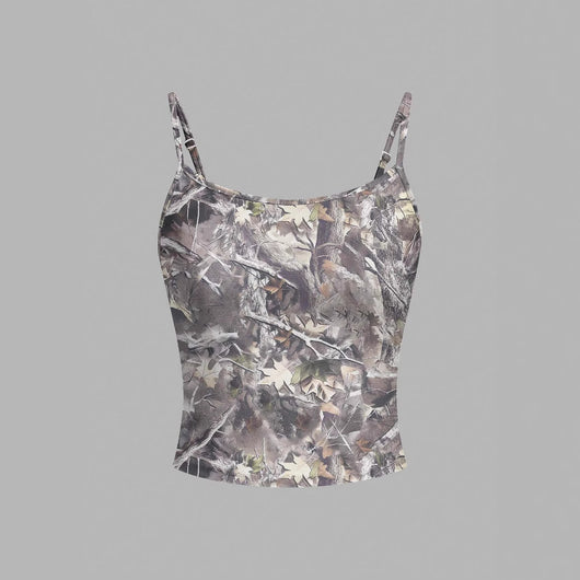 Top Tubo Estampado Retro para Mujer - Tirantes Finos Verano - Image 3