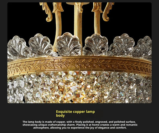Lámpara de Cristal y Cobre para Entrada, Pasillo y Dormitorio - Image 13