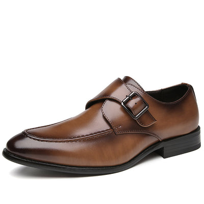 Zapatos de Cuero Ejecutivos con Hebilla Estilo Británico para Hombre - Image 17