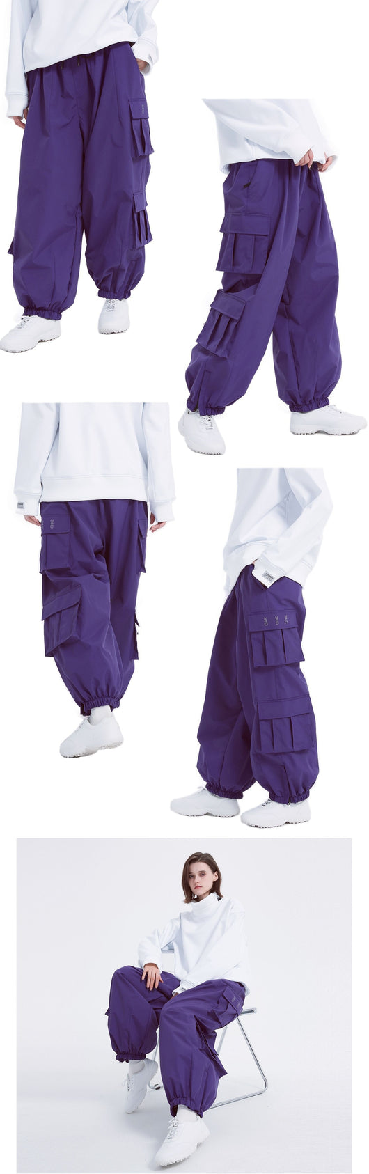 Pantalones de Esquí Cintura Suelta para Invierno - Image 21