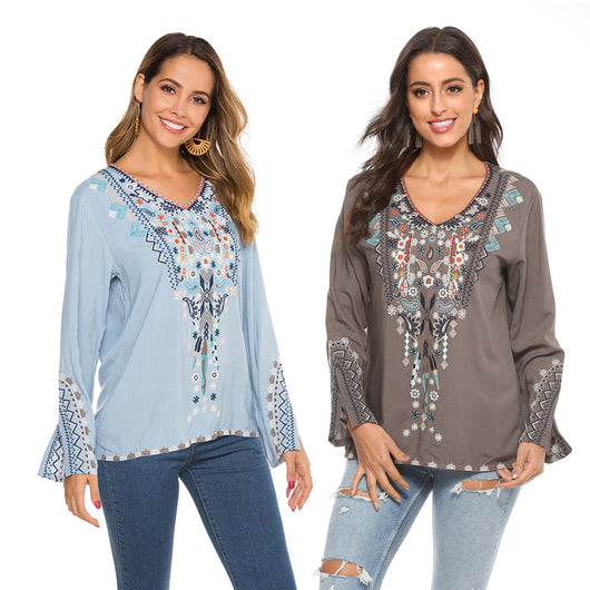 Blusa Elegante Diseño Europeo para Mujer